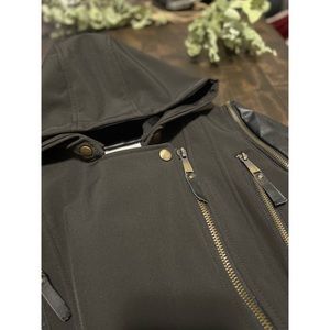 BCBG Faux Leather Jacket/Vest